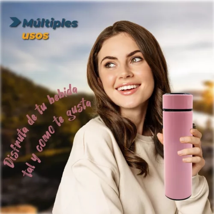 Miniatura 6 de Termo Digital Inteligente De Acero Inox